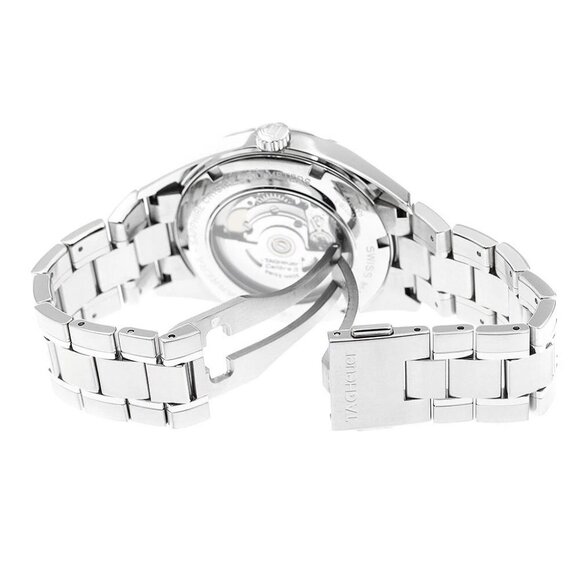 TAG HEUER Carrera WV211B-3 Date Black Dial Automatic Men's Watch - Picture 3 of 11